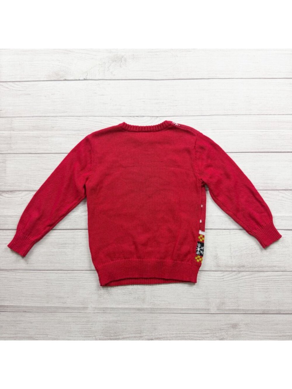 Well Worn Holiday Sweater Red Santa Skateboard Christmas Sweater XS - Picture 4 of 4